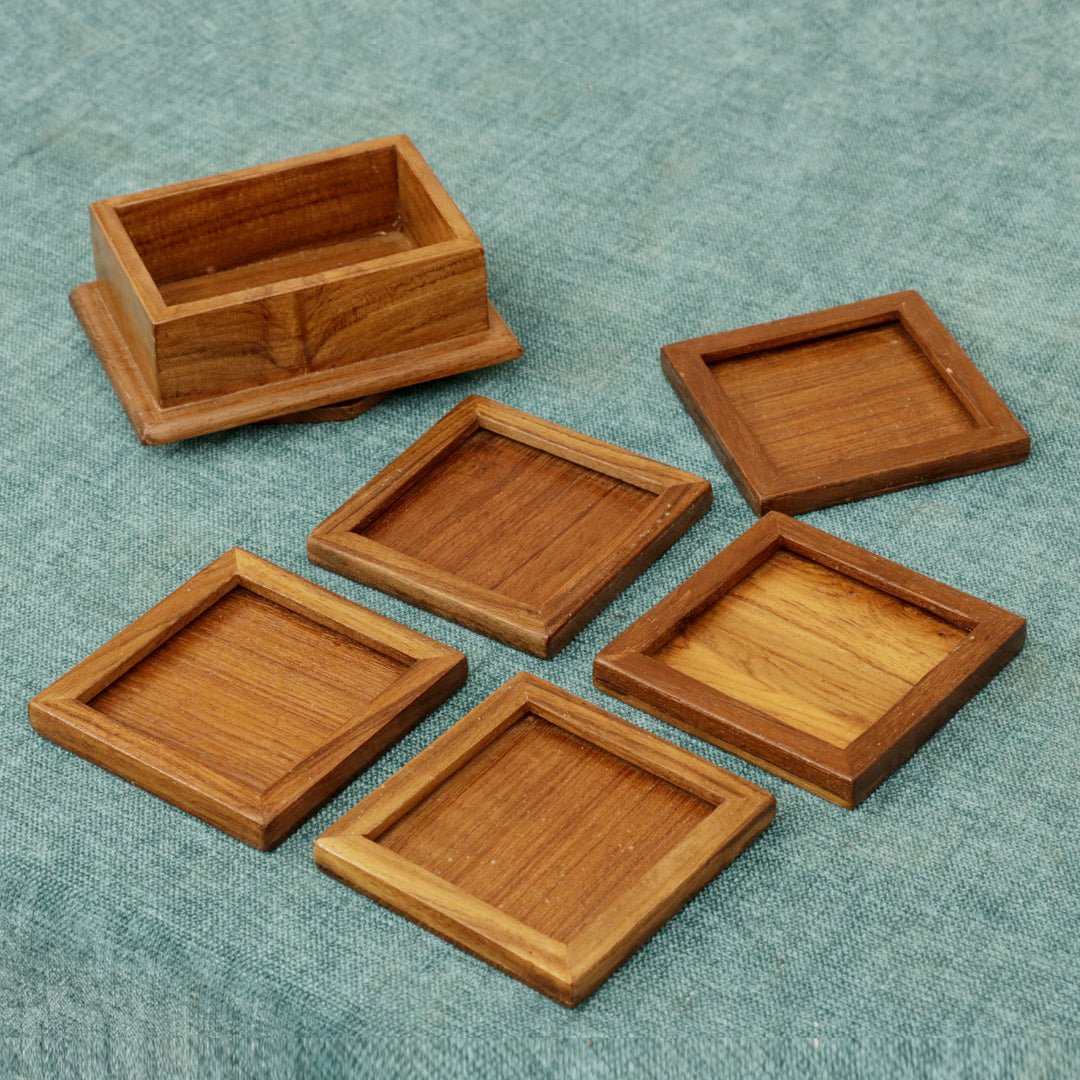 02_0c18523f-d789-40d0-b27c-d8d8ee546827.jpg Wood Tray Multi-Functional Serving Tray, Wooden Tray, for Candy Fruit Tea Food(14 * 12 * 2cm) - Image 5
