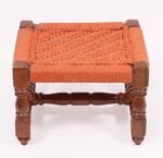 Wooden Handmade Woven Stool