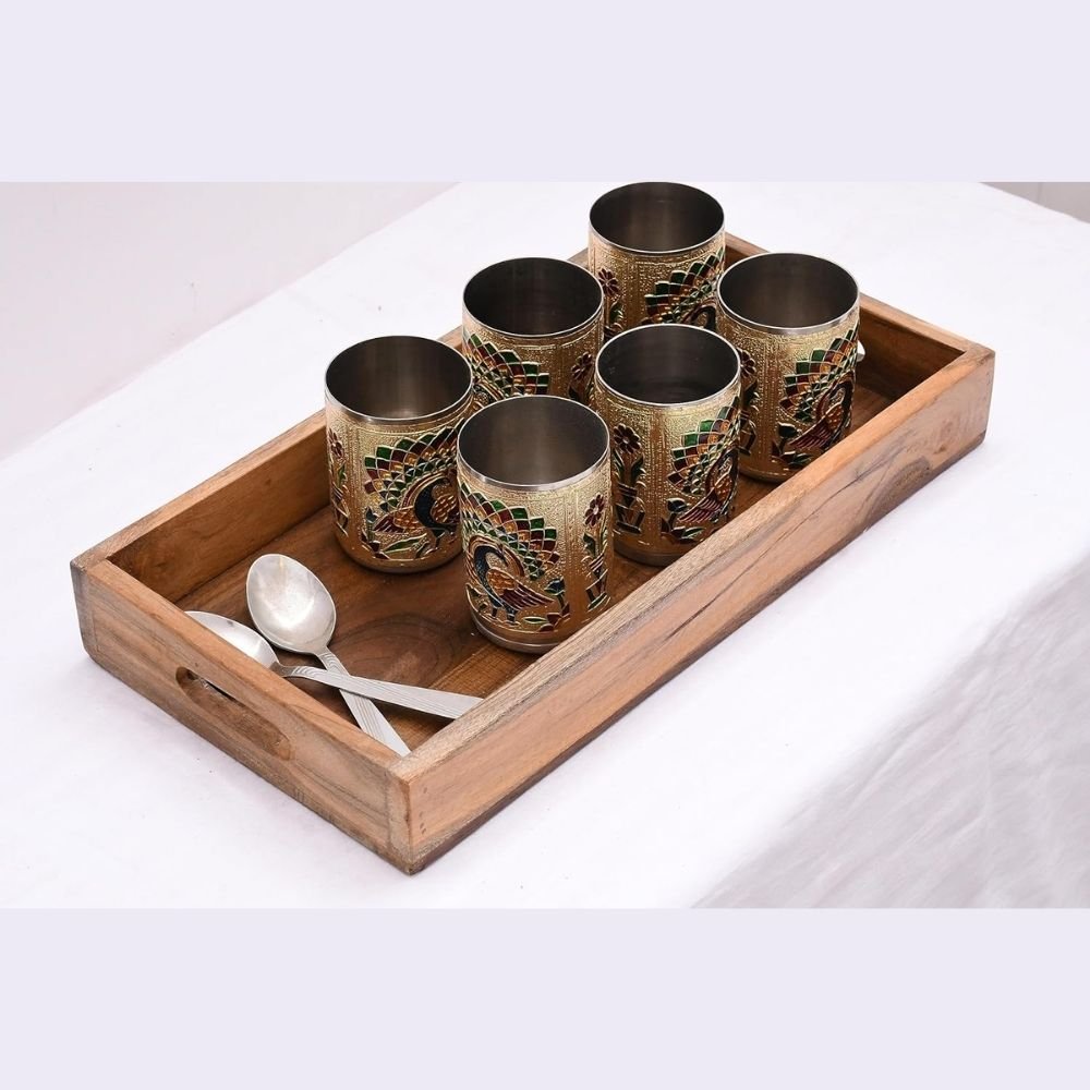 150.jpg Wooden Tray - Image 2