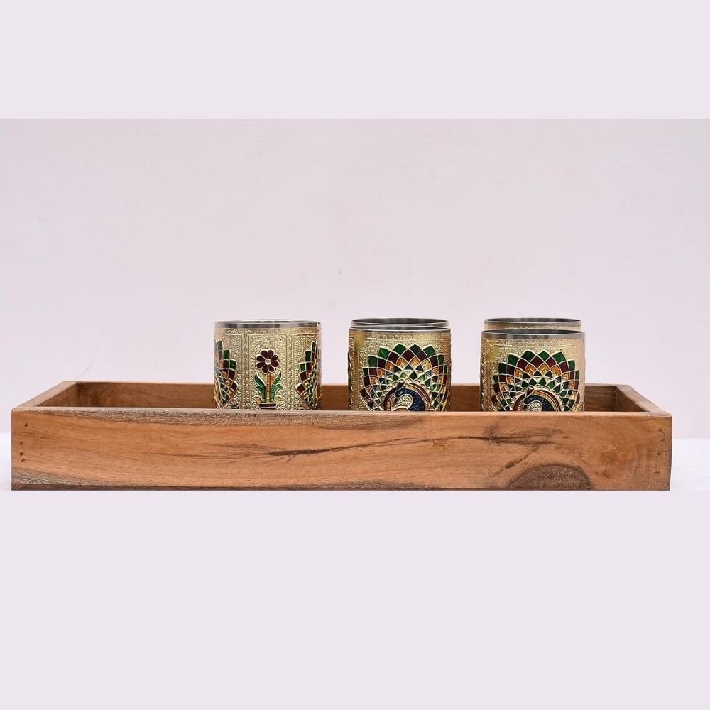 152.jpg Wooden Tray - Image 4