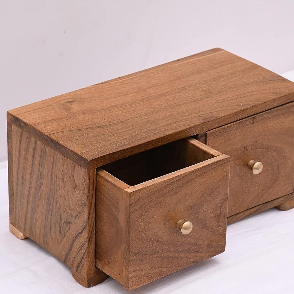 17.jpg 2 Drawer Desk Organizer Table Top - Image 2