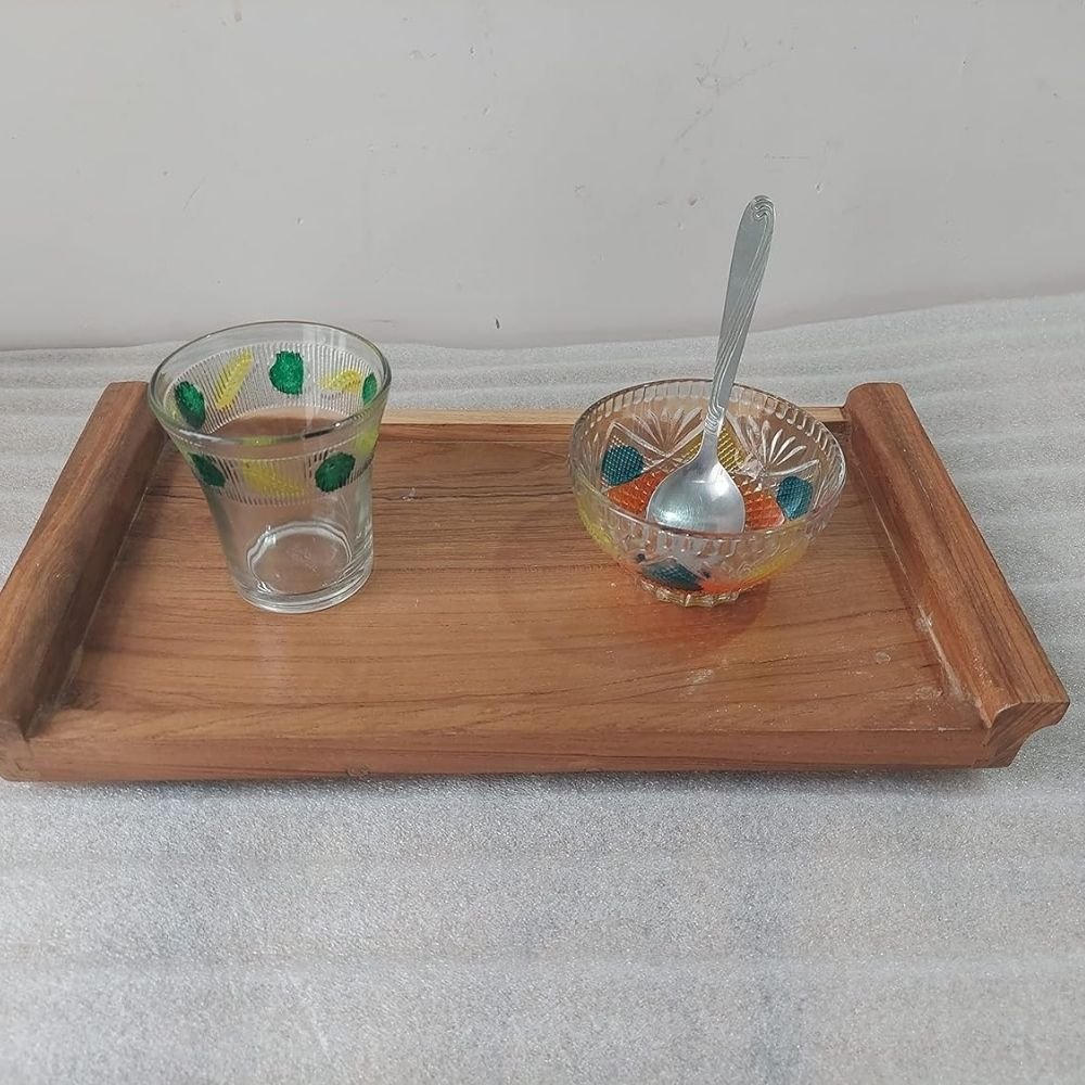 188.jpg Wooden Serving Tray - Image 1