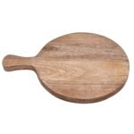 Wooden Pizza Tray Handle Western Food Plate for Kitchen Restaurant Hotel - Image 2