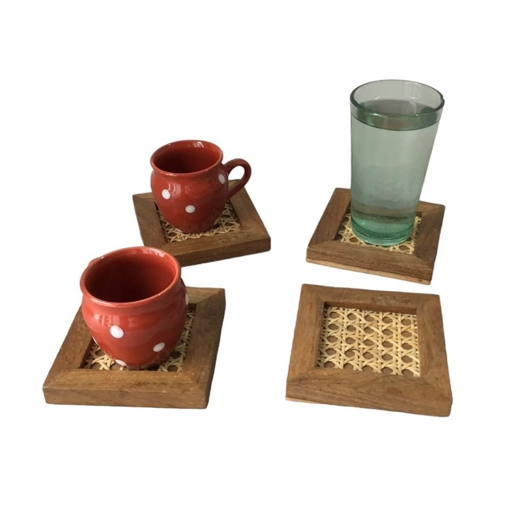 191.jpg Brown Natural Rattan cane Tray - Image 2