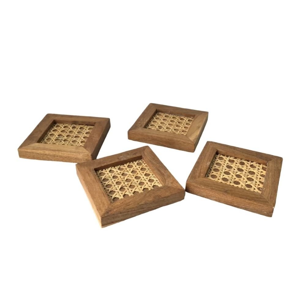 192.jpg Brown Natural Rattan cane Tray - Image 1