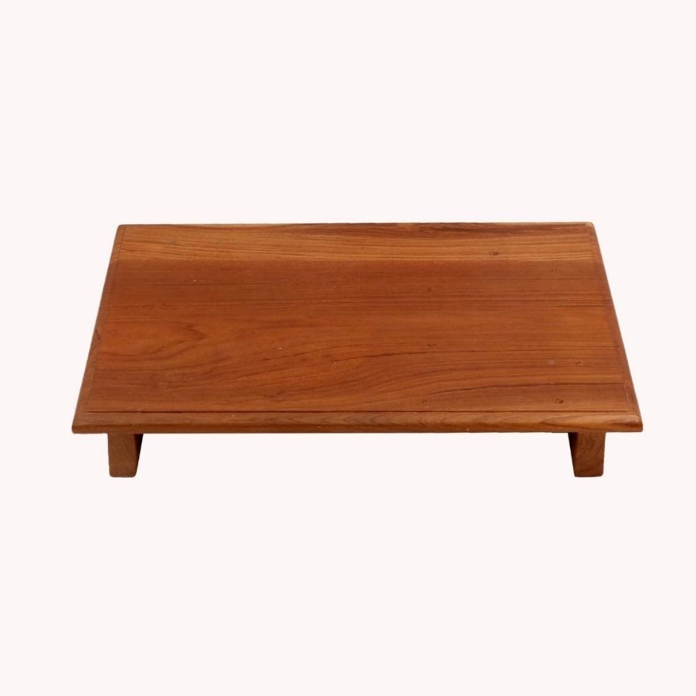 196.jpg wooden pooja Chowki Stool - Image 1
