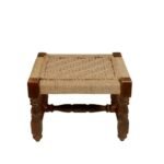 Wooden Handmade Woven Stool