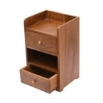 Wooden Organizer 2 Drawer and 2 Slot Desk, Office, Pen pecil Stationary Desktop Pen Organiser - Image 4