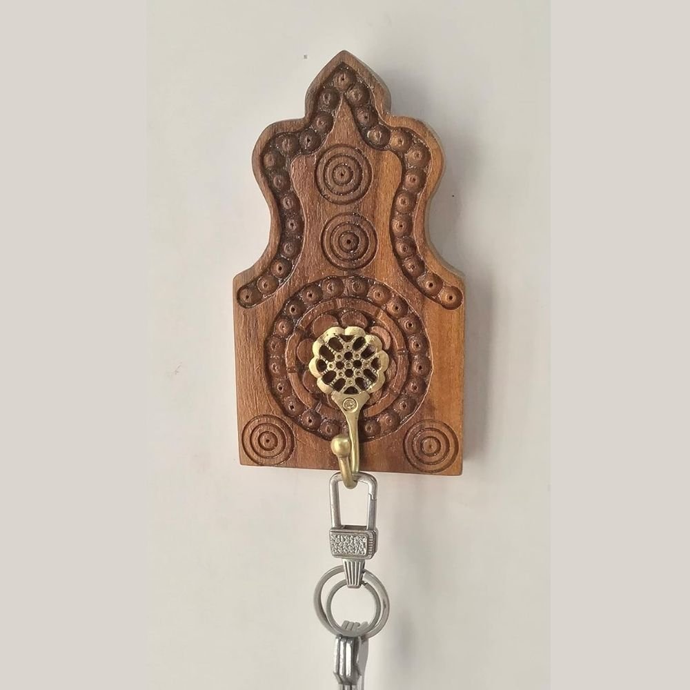 215.jpg Hand Carved Wall Hook - Image 2
