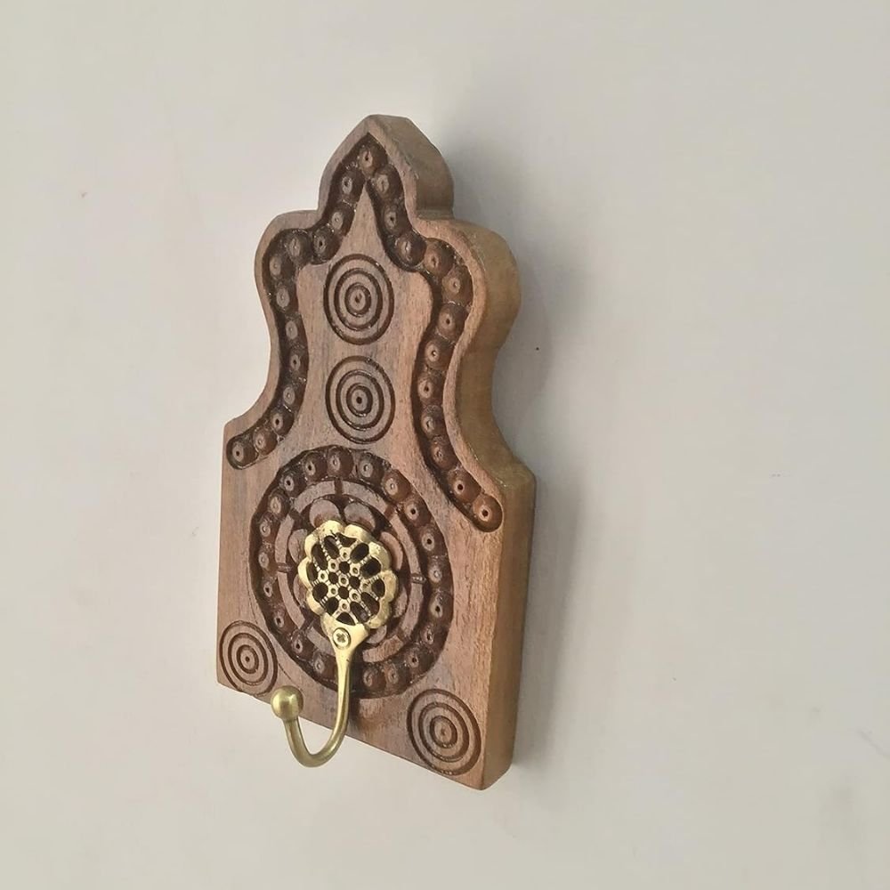 216.jpg Hand Carved Wall Hook - Image 3