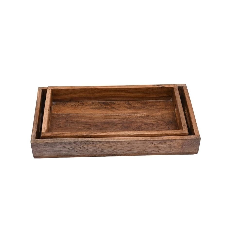 233.jpg Solid Wood Set of 2 Trays - Image 1