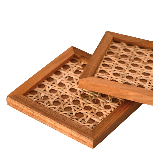 3_38306f26-7f90-40d6-89a6-c145542f735b_1024x1024-removebg-preview.png Wood Tray Multi-Functional Serving Tray, Wooden Tray, for Candy Fruit Tea Food(14 * 12 * 2cm) - Image 2