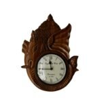 Solid Wooden Ganesh Religious Wall Clock