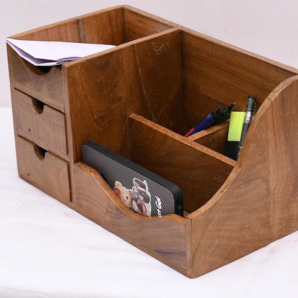 56.jpg Solid Wood Table Organizer - Image 3