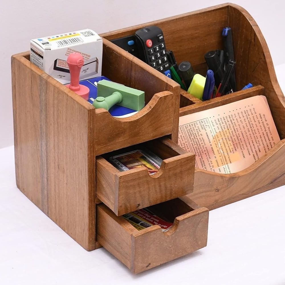 57.jpg Solid Wood Table Organizer - Image 2