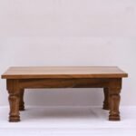 Wooden Spritual Pooja Chowki Stool - Image 4