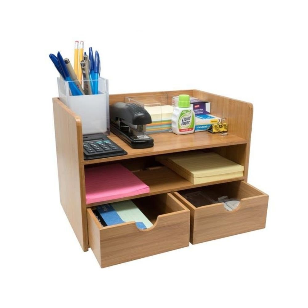 70.jpg Natural Wood Table Organizer - Image 4