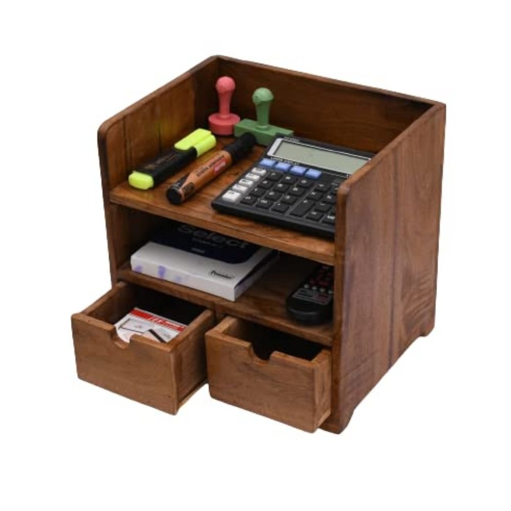 72.jpg Solid Wood Table Organizer for Office Table - Image 2