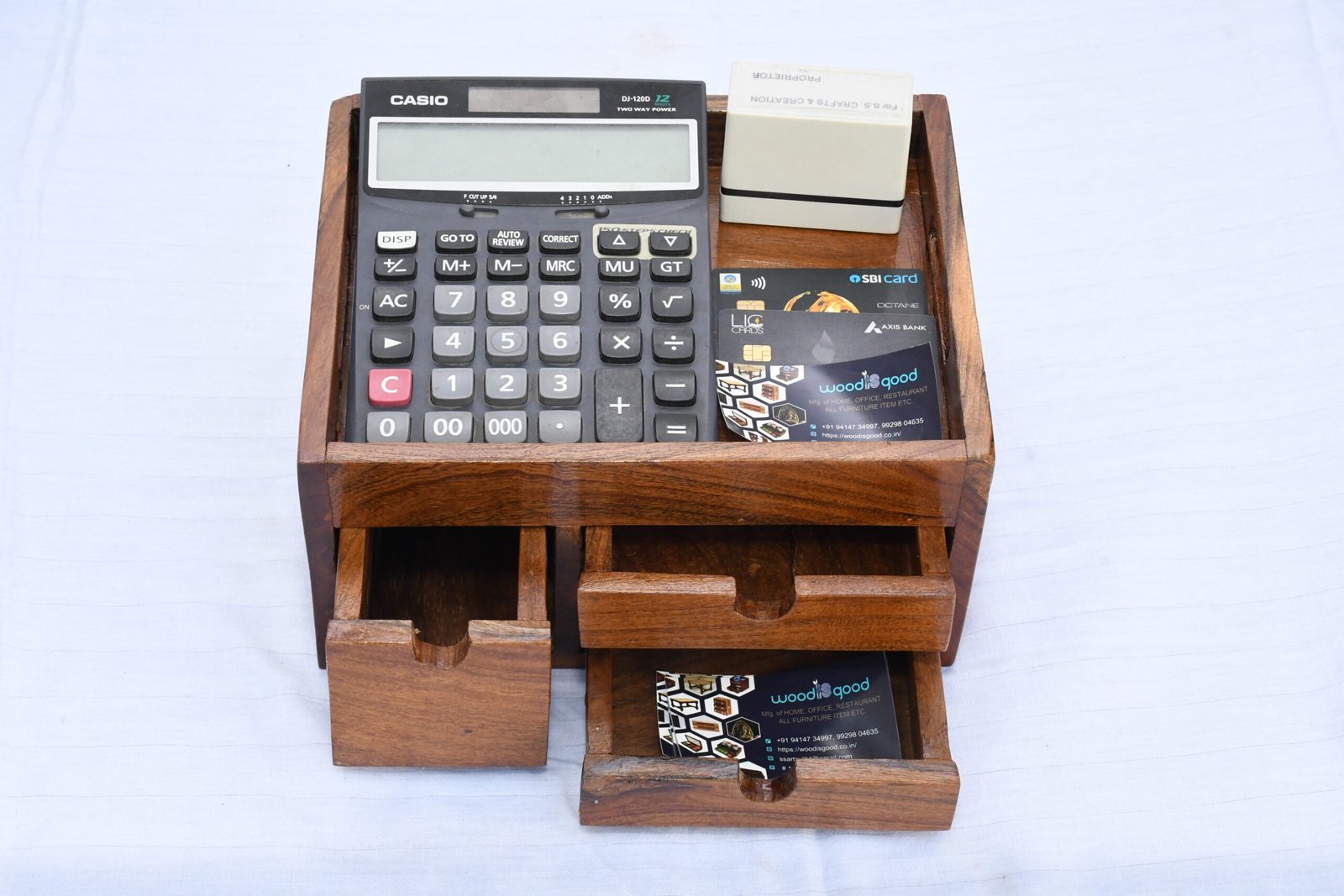 DSC_1034-scaled-1.jpg Wooden Handmade Desk Organizer - Image 1