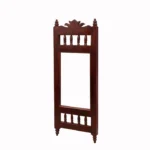 Finely Crafted Wooden Mirror - Image 2