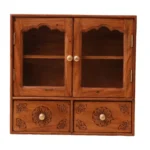 Ethnic Wooden Wall Cabinet - Image 3