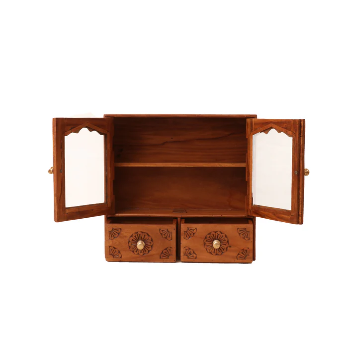 img3-2.webp Ethnic Wooden Wall Cabinet - Image 4