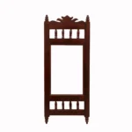 Finely Crafted Wooden Mirror - Image 4