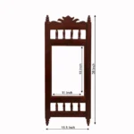 Finely Crafted Wooden Mirror - Image 5